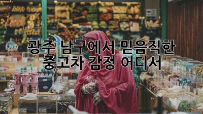 광주 남구에서 믿음직한 중고차 감정, 어디서? 🤔